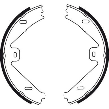 TRW | Bremsbackensatz, Feststellbremse | GS8755