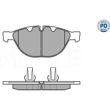 Meyle | Bremsbelagsatz, Scheibenbremse | 025 237 9120/PD