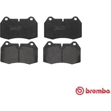 Brembo | Bremsbelagsatz, Scheibenbremse | P 06 018