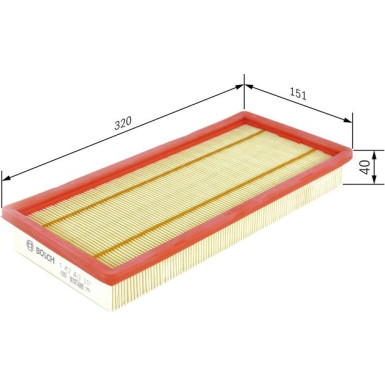 BOSCH 1 457 433 317 Luftfilter