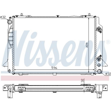 Nissens | Kühler, Motorkühlung | 60469A