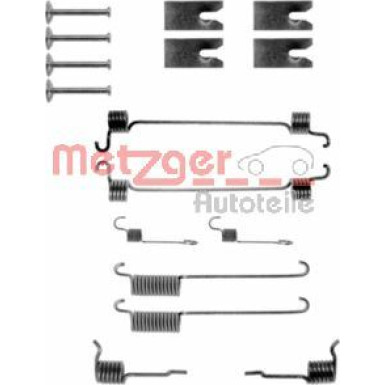 Metzger | Zubehörsatz, Bremsbacken | 105-0731
