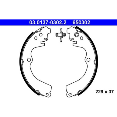 ATE | Bremsbackensatz | 03.0137-0302.2