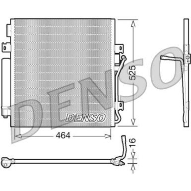 Denso | Kondensator, Klimaanlage | DCN06011