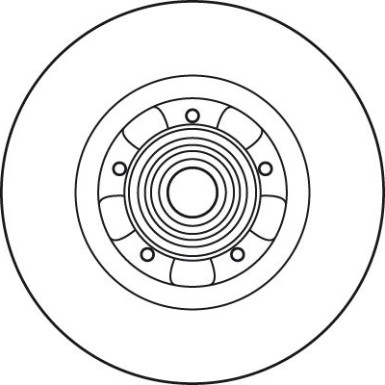 TRW | Bremsscheibe | DF6043BS