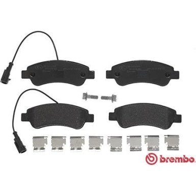 Brembo | Bremsbelagsatz, Scheibenbremse | P 61 125