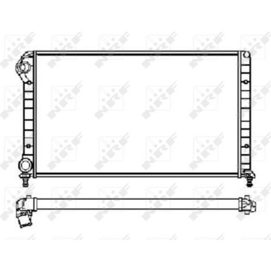 NRF | Kühler, Motorkühlung | 53231
