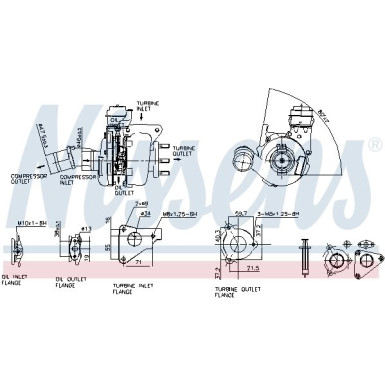 Nissens | Lader, Aufladung | 93136