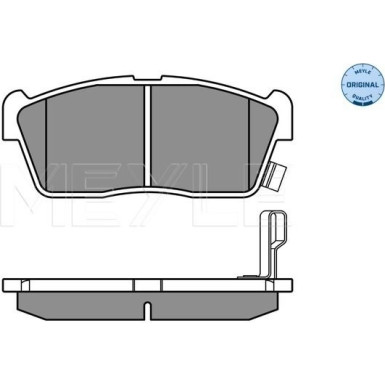 Meyle | Bremsbelagsatz, Scheibenbremse | 025 235 0715
