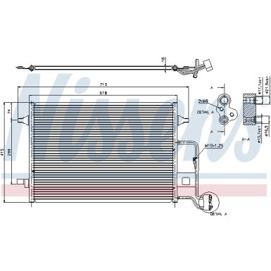 Nissens | Kondensator, Klimaanlage | 94592