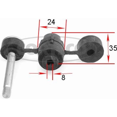 Corteco | Lagerung, Stabilisator | 21652487