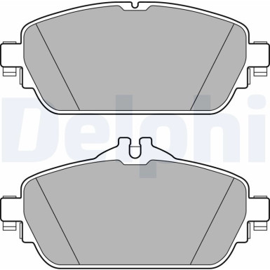 Delphi | Bremsbelagsatz, Scheibenbremse | LP2764