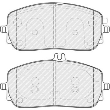 Ferodo | Bremsbelagsatz, Scheibenbremse | FDB5179