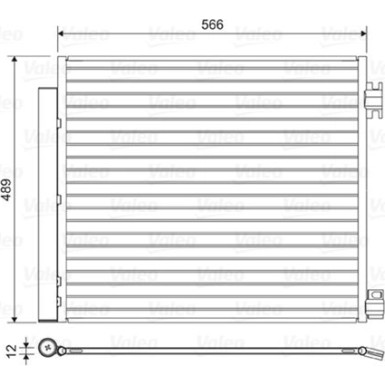 Valeo | Kondensator, Klimaanlage | 822559