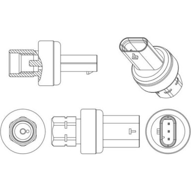 Mahle | Druckschalter, Klimaanlage | ASE 13 000P