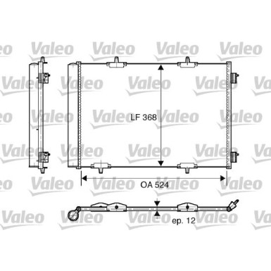 Valeo | Kondensator, Klimaanlage | 818015