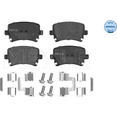 Meyle | Bremsbelagsatz, Scheibenbremse | 025 239 1417
