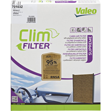 Valeo | Filter, Innenraumluft | 701032