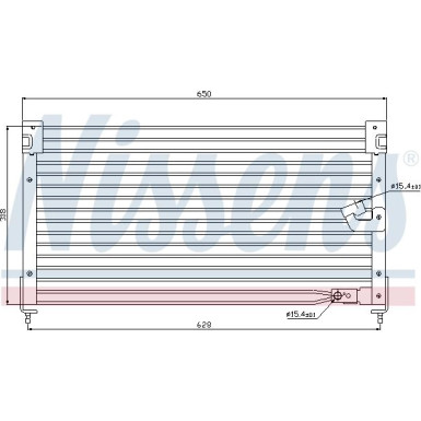 Nissens | Kondensator, Klimaanlage | 94362