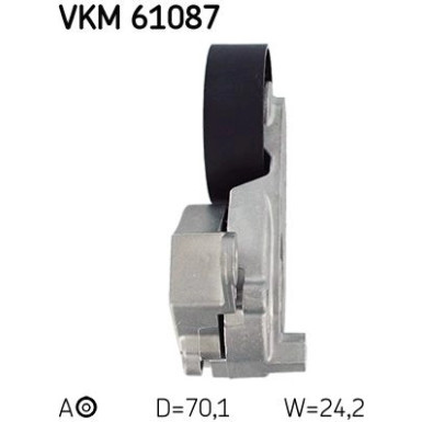 SKF | Spannrolle, Keilrippenriemen | VKM 61087