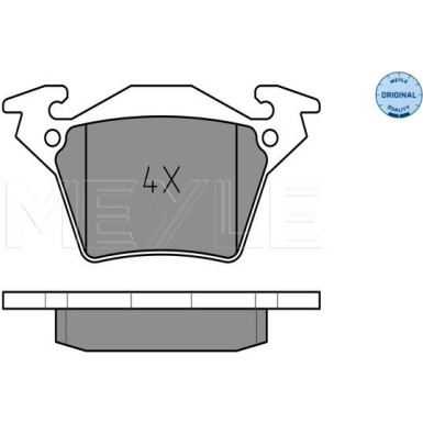 Meyle | Bremsbelagsatz, Scheibenbremse | 025 230 2017
