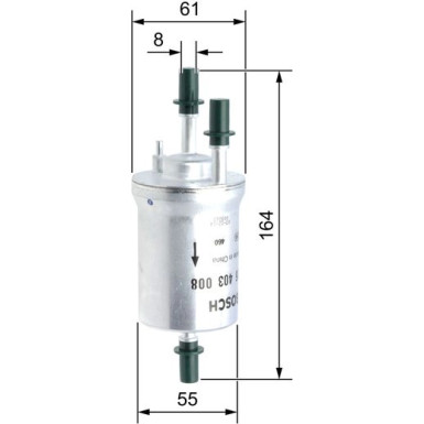 BOSCH | Kraftstofffilter | F 026 403 008