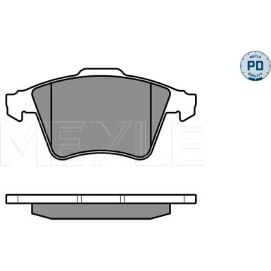 Meyle | Bremsbelagsatz, Scheibenbremse | 025 237 4719/PD