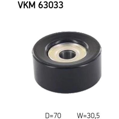 SKF | Spannrolle, Keilrippenriemen | VKM 63033