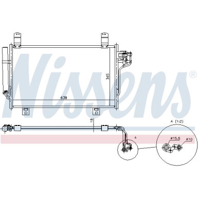 Nissens | Kondensator, Klimaanlage | 940327