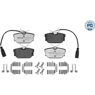 Meyle | Bremsbelagsatz, Scheibenbremse | 025 234 4616/PD