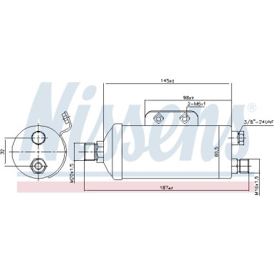 Nissens | Trockner, Klimaanlage | 95354