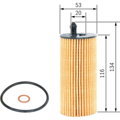 BOSCH F 026 407 205 Ölfilter