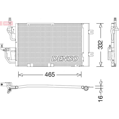 Denso | Kondensator, Klimaanlage | DCN20037