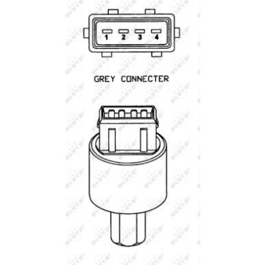 NRF | Druckschalter, Klimaanlage | 38928