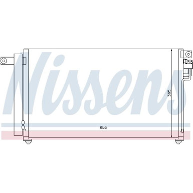 Nissens | Kondensator, Klimaanlage | 94814