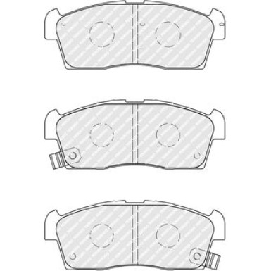 Ferodo | Bremsbelagsatz, Scheibenbremse | FDB1812