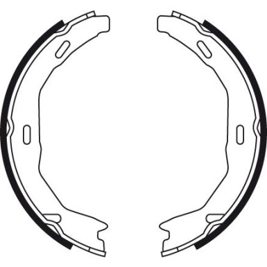 TRW | Bremsbackensatz, Feststellbremse | GS8745