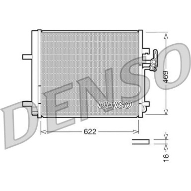 Denso | Kondensator, Klimaanlage | DCN10016