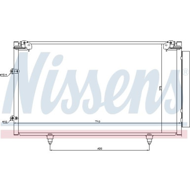 Nissens | Kondensator, Klimaanlage | 94757