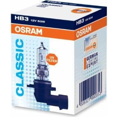 Osram | Glühlampe, Fernscheinwerfer | Original HB3 12V Faltschachtel | 9005