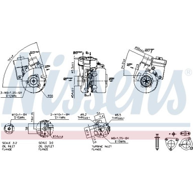 Nissens | Lader, Aufladung | 93125