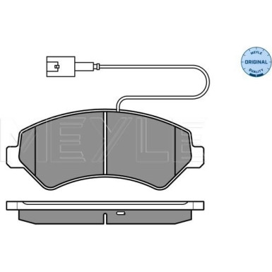 Meyle | Bremsbelagsatz, Scheibenbremse | 025 244 6619/W2