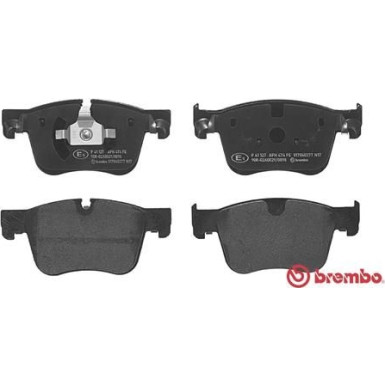 Brembo | Bremsbelagsatz, Scheibenbremse | P 61 127