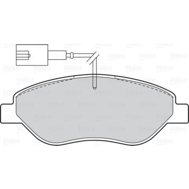 Valeo | Bremsbelagsatz, Scheibenbremse | 302026 Valeo | Bremsbelagsatz, Scheibenbremse | 302026