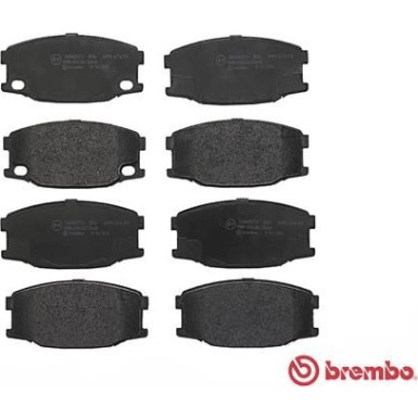 Brembo | Bremsbelagsatz, Scheibenbremse | P 54 035