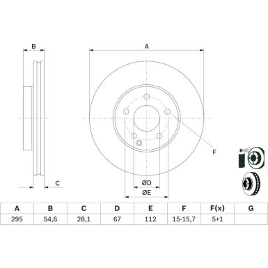 BOSCH | Bremsscheibe | 0 986 479 039