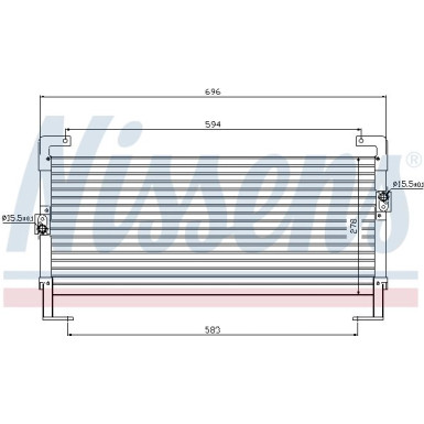 Nissens | Kondensator, Klimaanlage | 94262