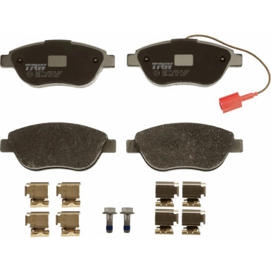 TRW | Bremsbelagsatz, Scheibenbremse | GDB1655