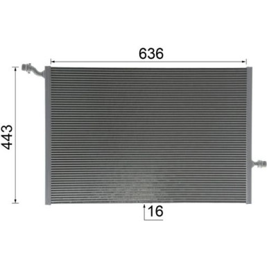 Mahle | Niedertemperaturkühler, Ladeluftkühler | CIR 25 000P