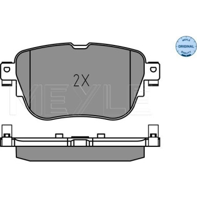 Meyle | Bremsbelagsatz, Scheibenbremse | 025 224 3716